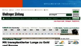 What Waltroper-zeitung.de website looked like in 2016 (8 years ago)