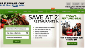 What Www-ws32.restaurant.com website looked like in 2016 (8 years ago)