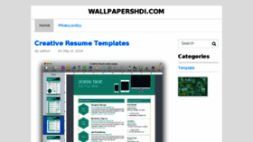 What Wallpapershdi.com website looked like in 2016 (8 years ago)