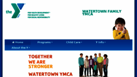 What Watertownymca.org website looked like in 2016 (8 years ago)