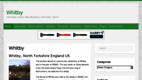 What Whitby.uk website looked like in 2016 (8 years ago)