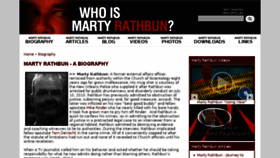 What Whoismartyrathbun.com website looked like in 2016 (8 years ago)