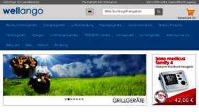 What Wellango.de website looked like in 2016 (8 years ago)