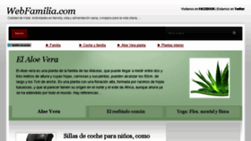 What Webfamilia.com website looked like in 2016 (8 years ago)