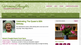 What Womensthoughts.co.uk website looked like in 2016 (8 years ago)