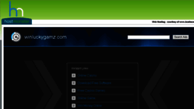 What Winluckygamz.com website looked like in 2016 (7 years ago)