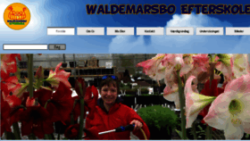 What Waldemarsbo.dk website looked like in 2016 (7 years ago)