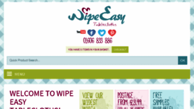 What Wipeeasytablecloths.com website looked like in 2016 (7 years ago)