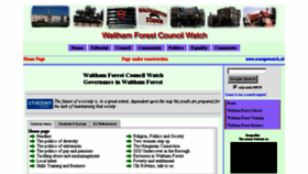 What Walthamforestcouncilwatch.org website looked like in 2016 (7 years ago)
