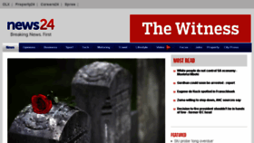 What Witness.co.za website looked like in 2016 (7 years ago)