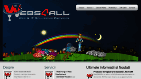 What Webs4all.ro website looked like in 2016 (7 years ago)