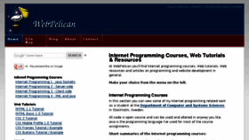 What Webpelican.com website looked like in 2016 (9 years ago)
