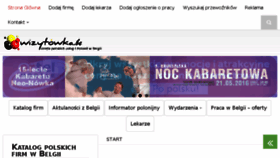 What Wizytowka.be website looked like in 2016 (7 years ago)