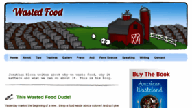 What Wastedfood.com website looked like in 2016 (7 years ago)