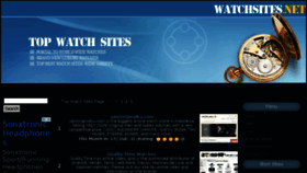 What Watchsites.net website looked like in 2016 (7 years ago)