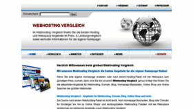 What Webhosting-vergleich.de website looked like in 2016 (7 years ago)