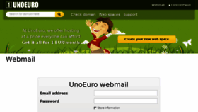 What Webmail.unoeuro.com website looked like in 2016 (7 years ago)