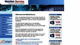 What Webnet-service.de website looked like in 2016 (7 years ago)