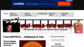 What Whatwouldtotowatch.com website looked like in 2016 (7 years ago)