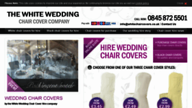 What Whitechaircovers.co.uk website looked like in 2016 (8 years ago)
