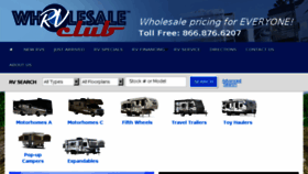 What Wholesalervclub.com website looked like in 2016 (7 years ago)