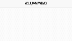 What Williamwray.com website looked like in 2016 (7 years ago)