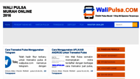What Walipulsa.com website looked like in 2016 (7 years ago)