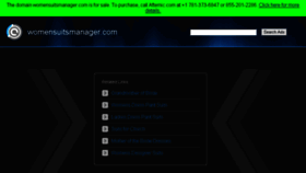 What Womensuitsmanager.com website looked like in 2016 (7 years ago)
