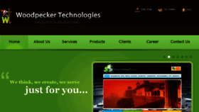 What Woodpeckertechnologies.com website looked like in 2016 (7 years ago)