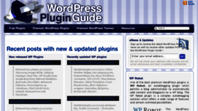 What Wordpresspluginguide.com website looked like in 2016 (9 years ago)