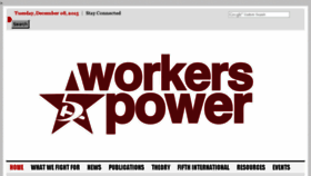 What Workerspower.com website looked like in 2016 (7 years ago)