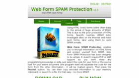 What Webformspamprotection.com website looked like in 2016 (7 years ago)