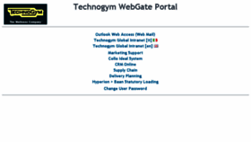 What Webgate.technogym.com website looked like in 2016 (7 years ago)