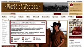 What World-of-western.com website looked like in 2016 (7 years ago)