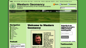 What Westerngeomancy.org website looked like in 2016 (7 years ago)