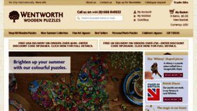 What Wentworthpuzzles.com website looked like in 2016 (7 years ago)