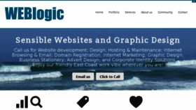 What Weblogic.co.za website looked like in 2016 (8 years ago)