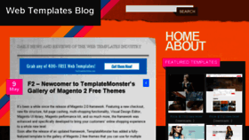 What Webtemplatesblog.com website looked like in 2016 (7 years ago)