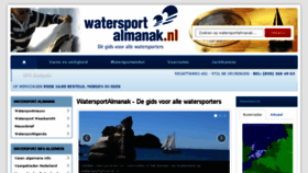 What Watersportalmanak.nl website looked like in 2016 (7 years ago)
