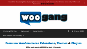 What Woogang.com website looked like in 2016 (7 years ago)