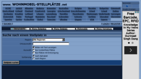 What Wohnmobil-stellplaetze.net website looked like in 2016 (7 years ago)