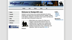 What Westportkc.com website looked like in 2016 (7 years ago)