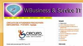 What Wbusiness.com.br website looked like in 2016 (7 years ago)