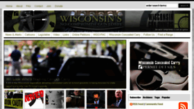 What Wisconsingunowners.org website looked like in 2016 (7 years ago)