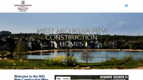What Westmichigannewhomes.com website looked like in 2016 (8 years ago)