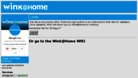What Winkathome.net website looked like in 2016 (7 years ago)