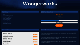 What Woogerworks.com website looked like in 2016 (7 years ago)
