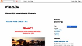 What Wisatasia.com website looked like in 2016 (7 years ago)