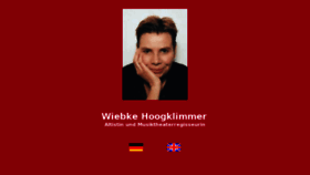 What Wiebkehoogklimmer.de website looked like in 2016 (7 years ago)
