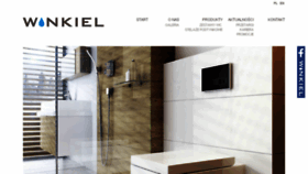 What Winkiel.pl website looked like in 2016 (8 years ago)